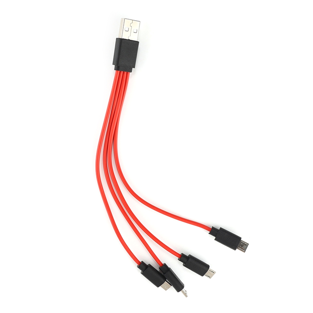 Cáp Micro USB 4 trong 1 Cáp sạc Micro Cáp chuyển đổi USB đồng bộ dữ liệu Micro USB chia dây sạc cho điện thoại Android