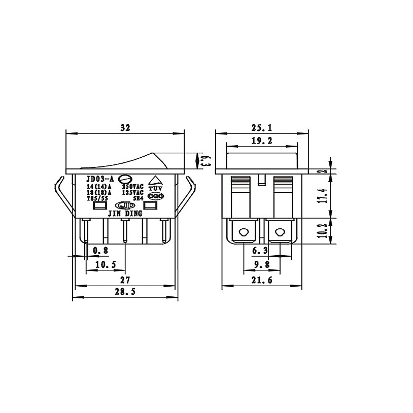 Công tắc máy hàn điện tử 30A Linh kiện máy hàn