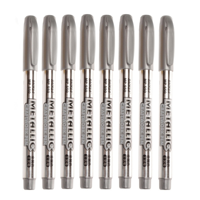 【POSHFEEL MALL】Metal Fabric Pens Permanent Paint Diy