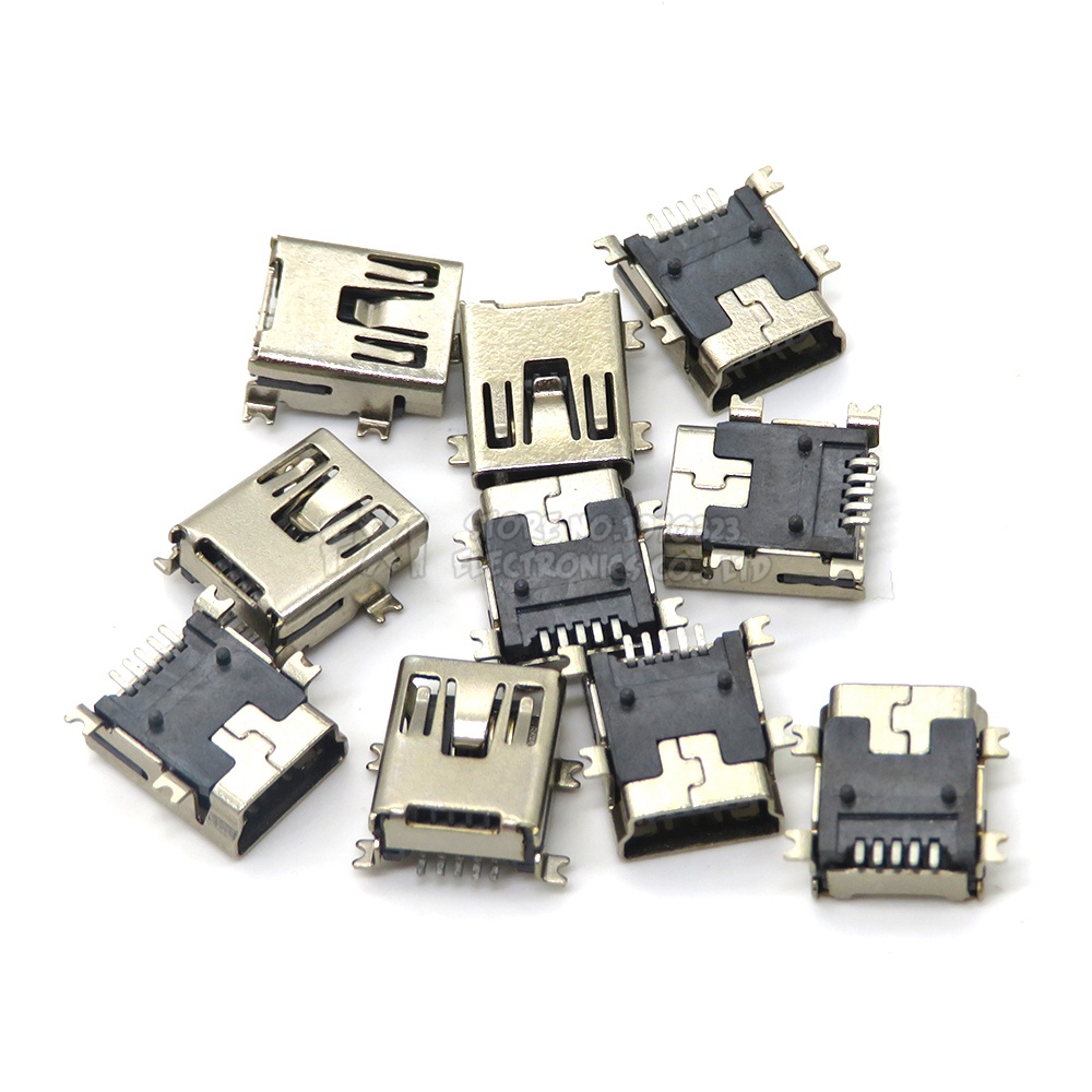 10 cái Micro USB Loại kết nối nữ cổng jack đuôi Ổ Cắm phích cắm ibuw cho điện thoại Android dữ liệu kết nối New Dip SMD