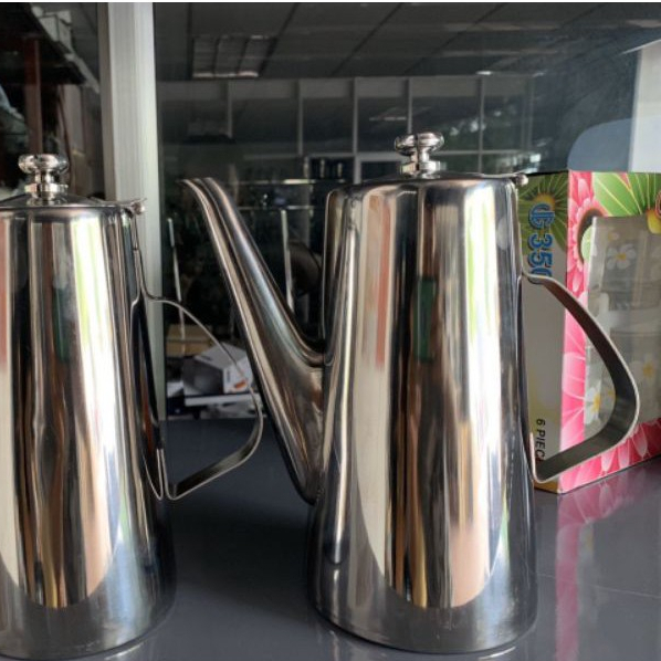 Bình rót nước ,rót trà mỏ dài inox 304 (2 lít)