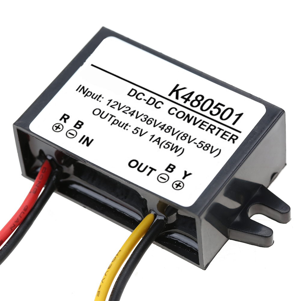 DC Converter DC-DC 12V/24V/36V/48V to 5V 1A Converter Step Down Power Supply Module
