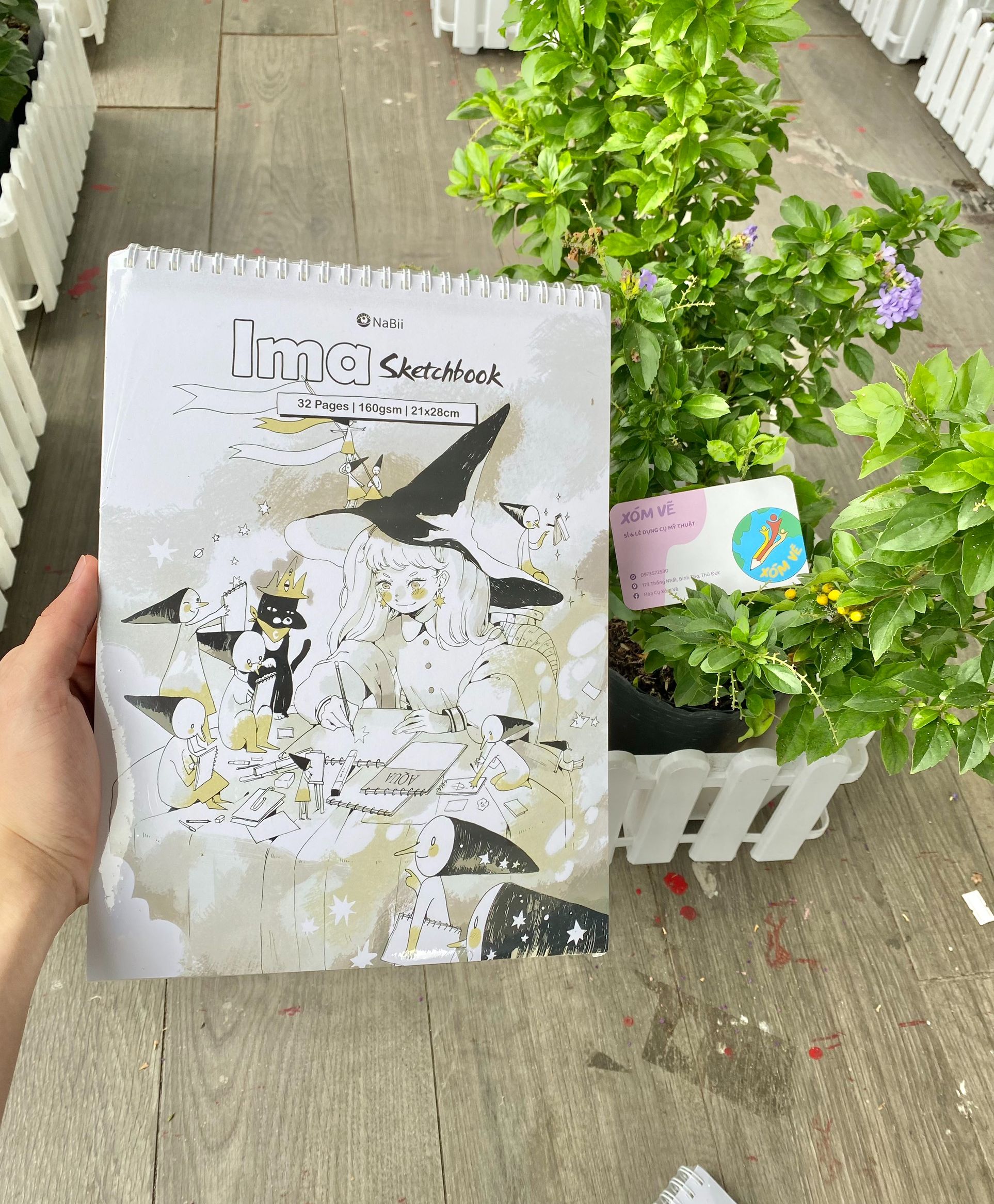 Sổ Nabii Ima Sketchbook 160gms