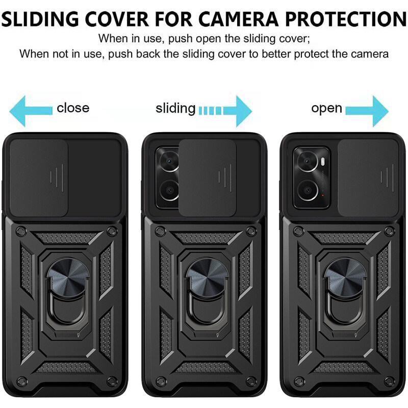 For Xiaomi Poco M6 case Armor Ring Case Cover Car Holder Shockproof Camera Protection For Xiaomi Poco M6 4G Back Cover Phone Cases.