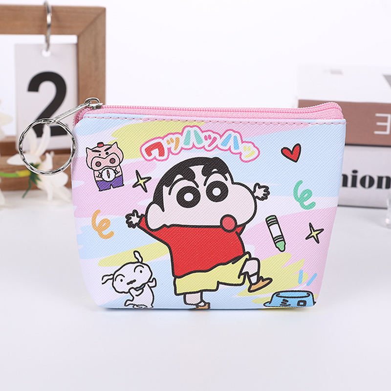 【No-profit】 Crayon Shinchan Purse Cute Student Wallet Cartoon Travel ...