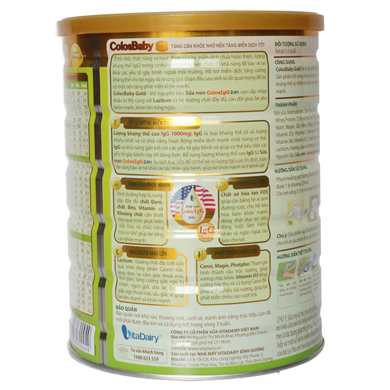 Sữa ColosBaby Gold 1+ 400g (1 - 2 tuổi)