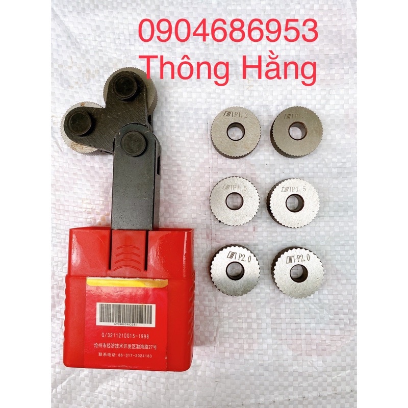 Cán lăn nhám, tạo nhám caro, cán thân 20x20mm