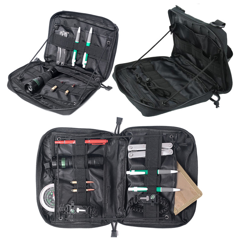 Túi Chiến Thuật Hệ Thống EDC Túi Ba Lô MOLLE Túi Nylon 1000D Chống Nước Đa Năng Thể Thao Ngoài Trời XY18