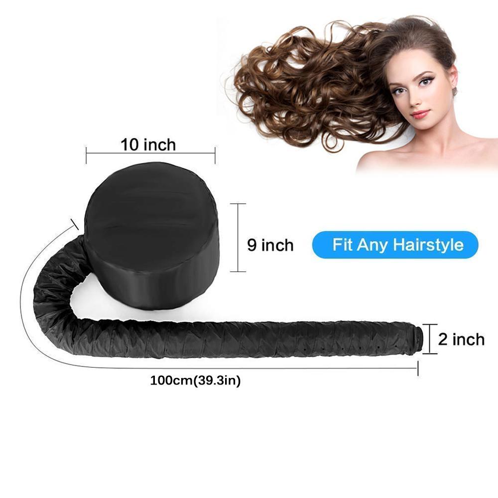 【Thriving】 Portable Soft Hair Drying Cap Bonnet Hood Hat Blow Dryer Attachment Dry Hair Cap Satin Bonnets Hair Dryer Cap.