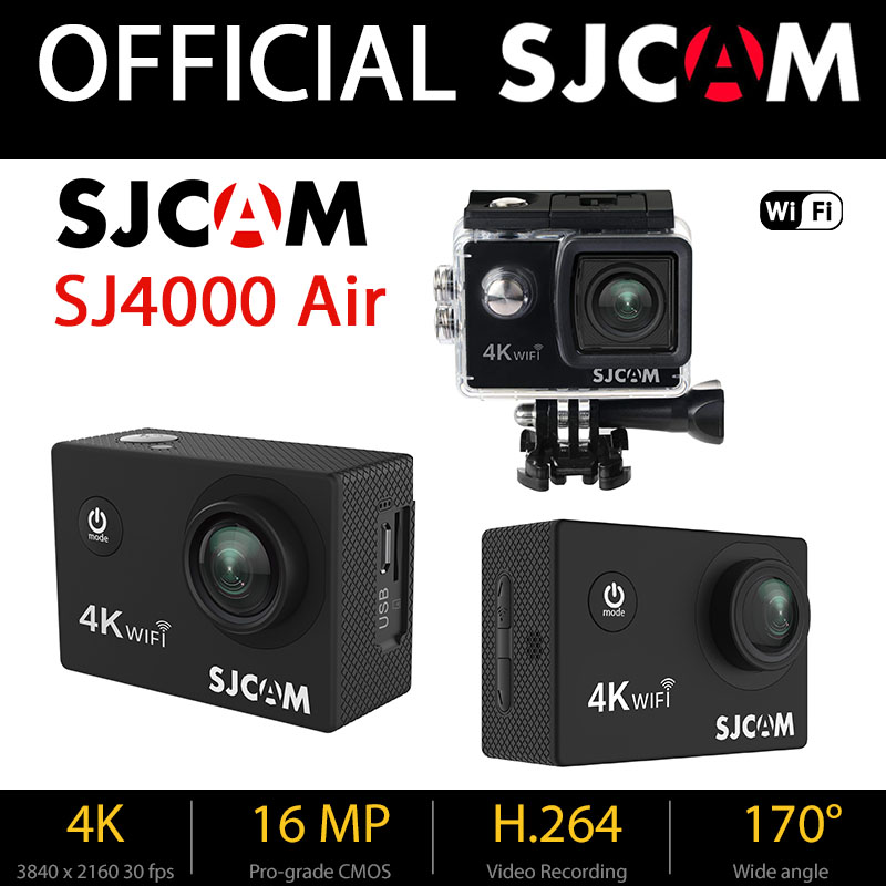 SJCAM SJ4000 Air/SJ4000 Dual 16MP 4K Full HD WiFi Waterproof Action ...