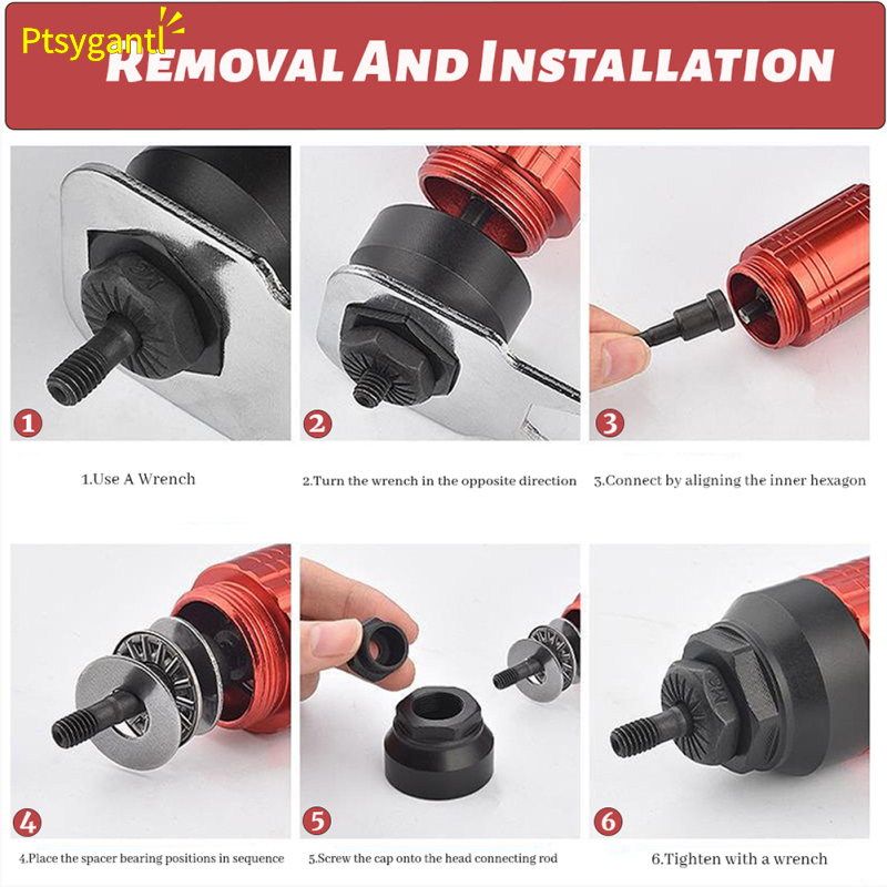 Ptsygantl Lanlan M3-m8 Electric Rivet Gun Rivet Nut Drill Bit Adapter Insert Nut Riveting Tool For Electric Drill/hand Wrench