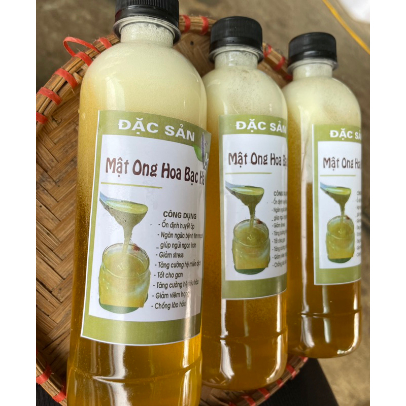 MẬT ONG BẠC HÀ  NGUYÊN CHẤT HÀ GIANG ( Thơm Chuẩ Đặc Nhiều Ga )