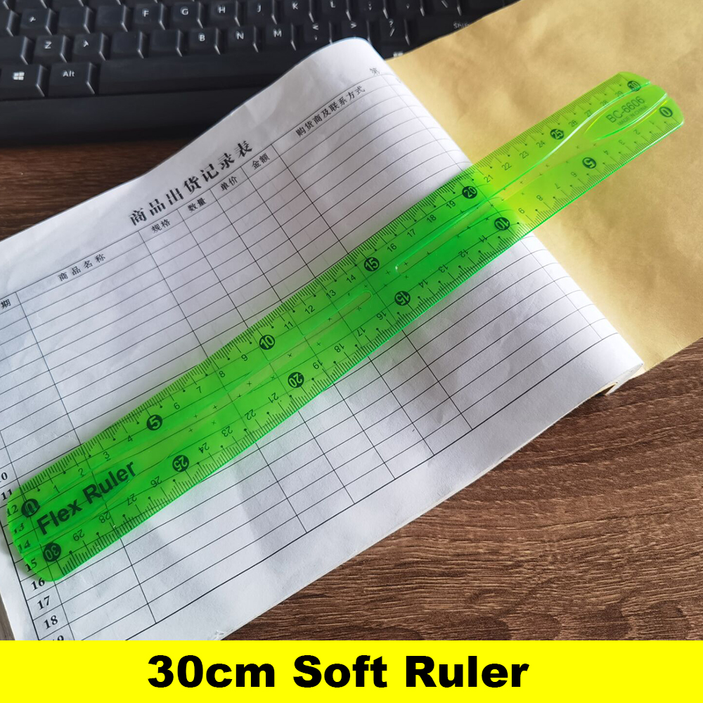 Soft Ruler Flexible Ruler Multi Creative Stationery Rule School Supply ...