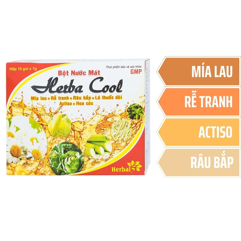 Bột Nước Mát Herba Cool ( hộp 10 gói x 7g)