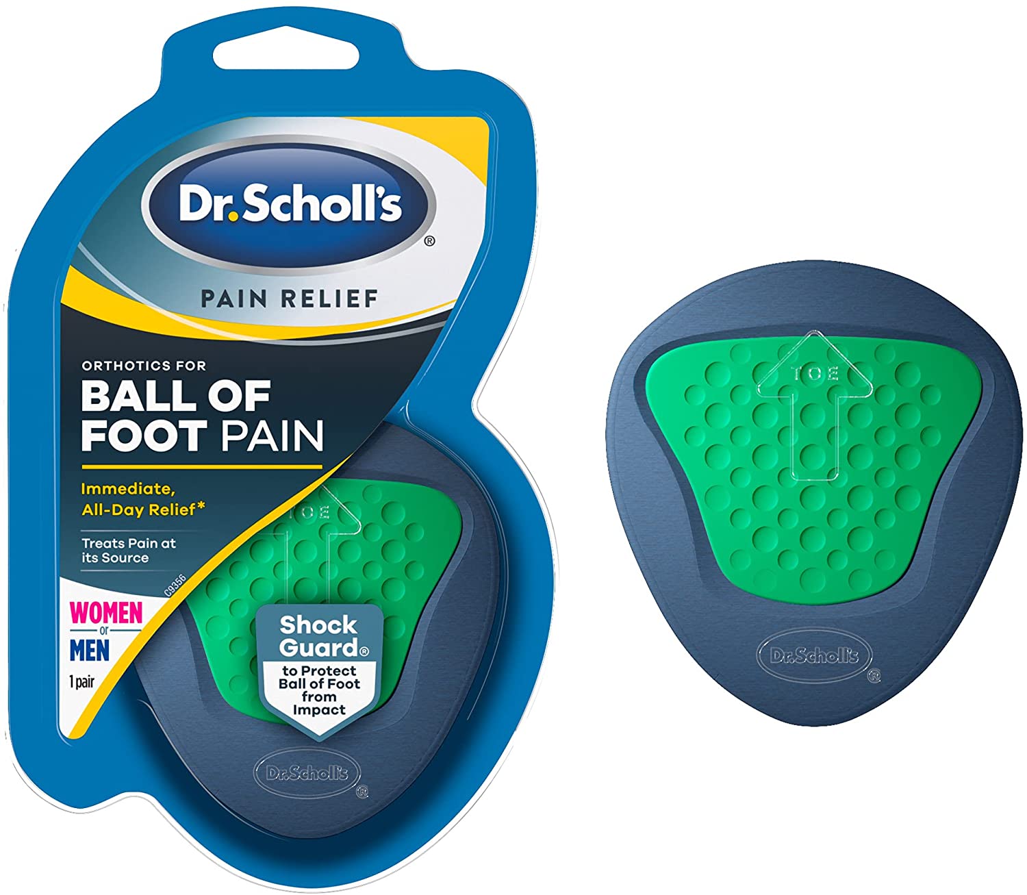 Dr. Scholl's BALL OF FOOT Pain Relief Orthotics (One Size