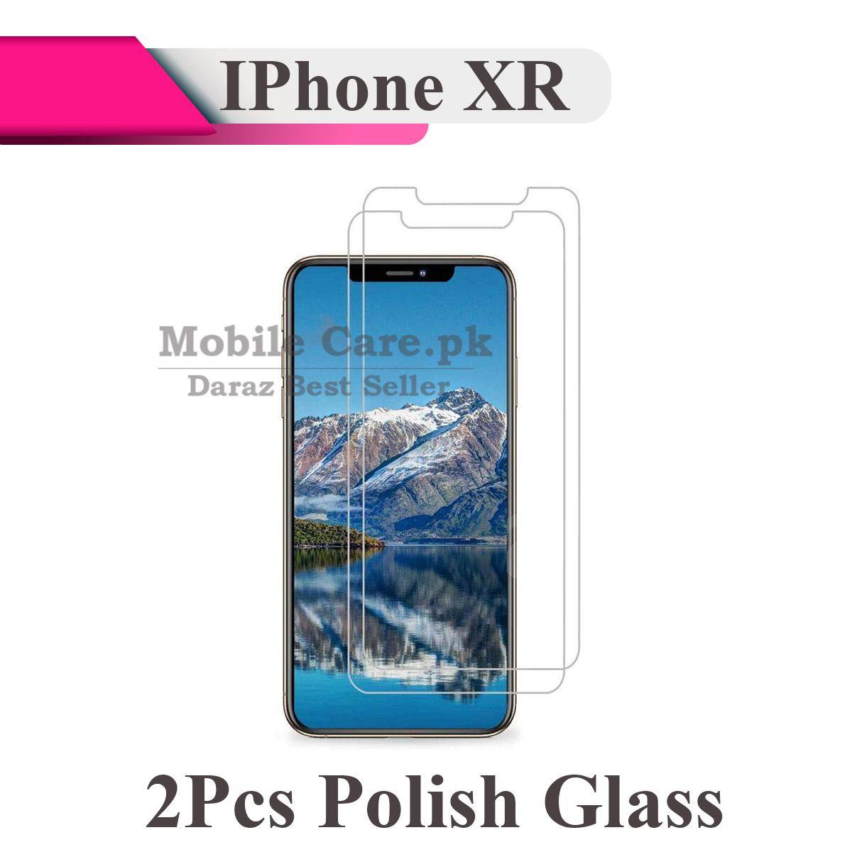 2PCS Apple iPhone XR Tempered Glass Screen Protector Polish Glass For Apple iPhone XR