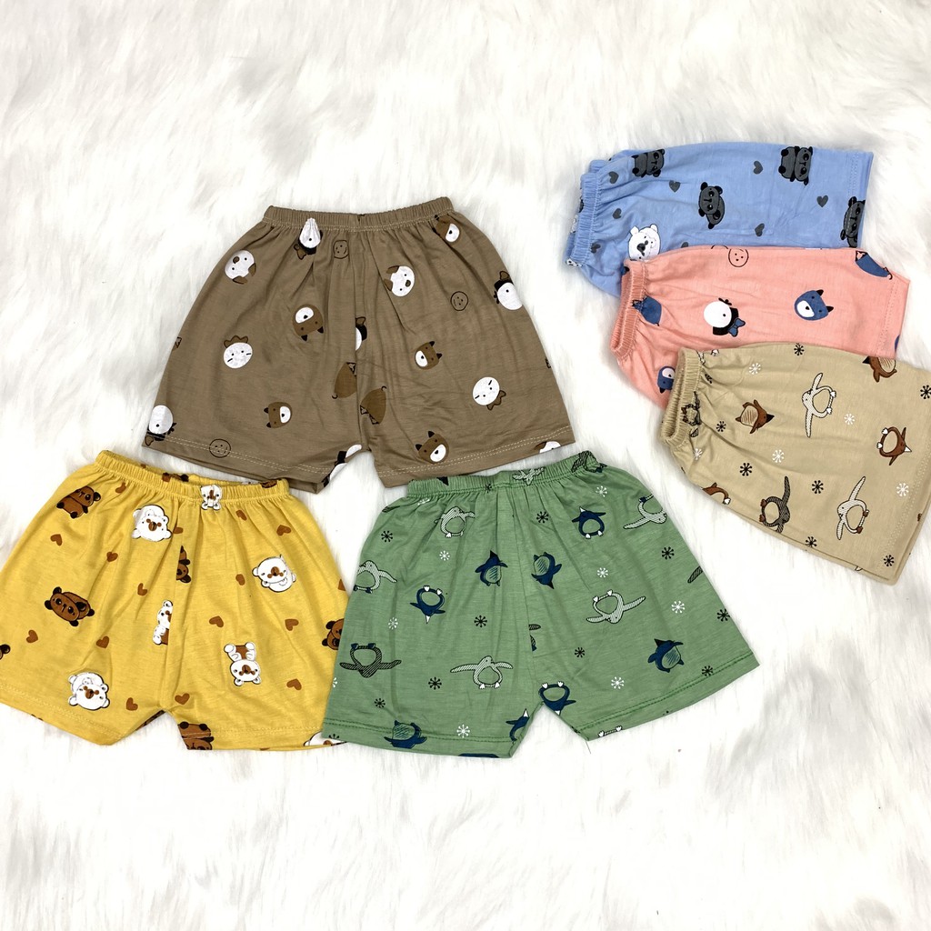 Quần đùi quần chục thun lạnh bé trai bé gái QN02