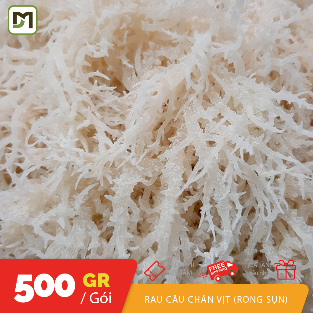 500gr rong sụn rong chân vịt nấu chè nguyên liệu khô