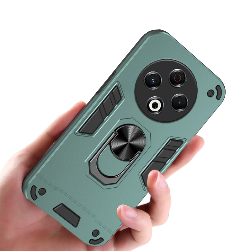 For infinix Hot 50 Pro case Shockproof Armor Stand with Holder Car adsorb Ring Back cover For infinix Hot 50 Pro Back cover Phone Cases. 