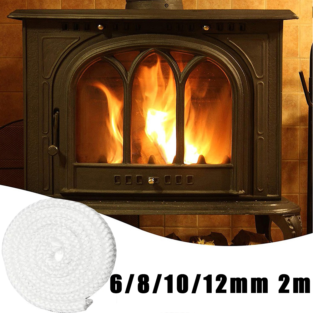 1pc Fiberglass Rope Seal 2M Stove Rope Fireplace Door Sealing Strip ...
