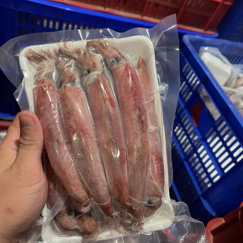 Mực GHIM Trứng 1kg size 9-15 con (giao tphcm)