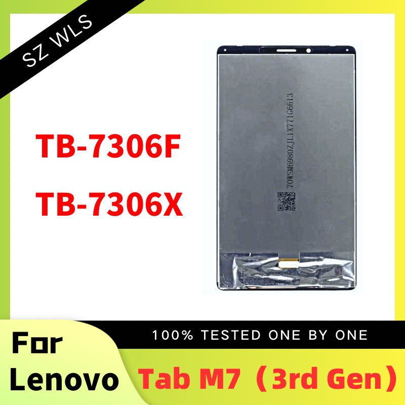 Original LCD For Lenovo Tab M7 3rd Gen TB-7306 TB-7306F TB-7306X TB 7306 LCD  Display Touch Screen Digitizer Assembly