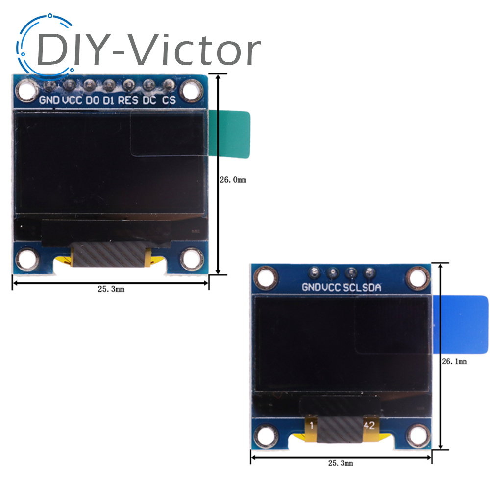 0.96 inch IIC Serial 4pin 7Pin White/Blue/ OLED Display Module 128X64 I2C SSD1306 LCD Screen Board for arduino oled. 