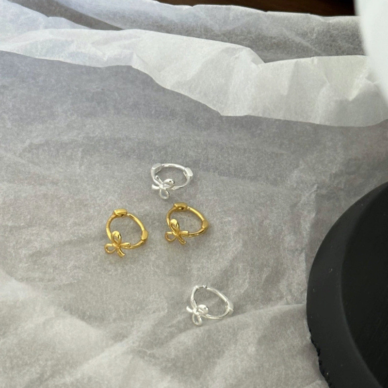 Chic%20Mini%20Bow%20Hoop%20Earrings%20Gold%20Silver%20Metal%20Girl%20Fashion%20Accessories%20-%20Image%207