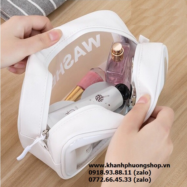 túi đựng đồ trang điểm mini - túi đựng đồ trang điểm