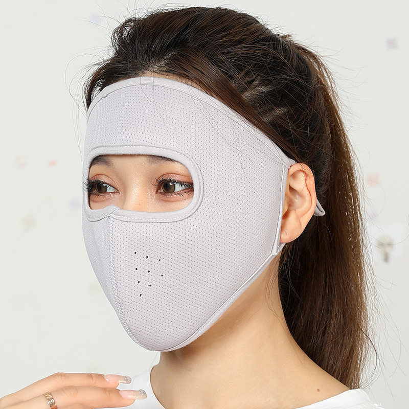 Khẩu trang Ninja 2 lớp vải cotton thông hơi che kín mặt trán chống nắng chống bụi thích hợp cho cả nam và nữ - Khau trang Ninja 2 lop thong hoi che kin mat tran chong nang chong bui thich hop cho ca nam va nu