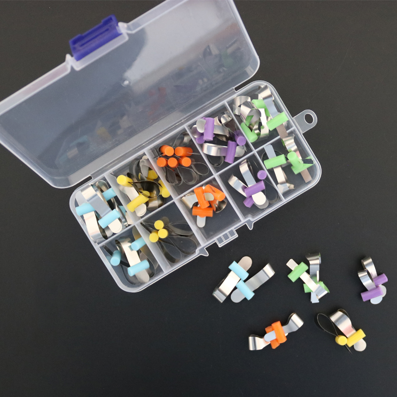 50 Pcs/Box Dental Matrix Bands Retainerless Automatrix with Locking