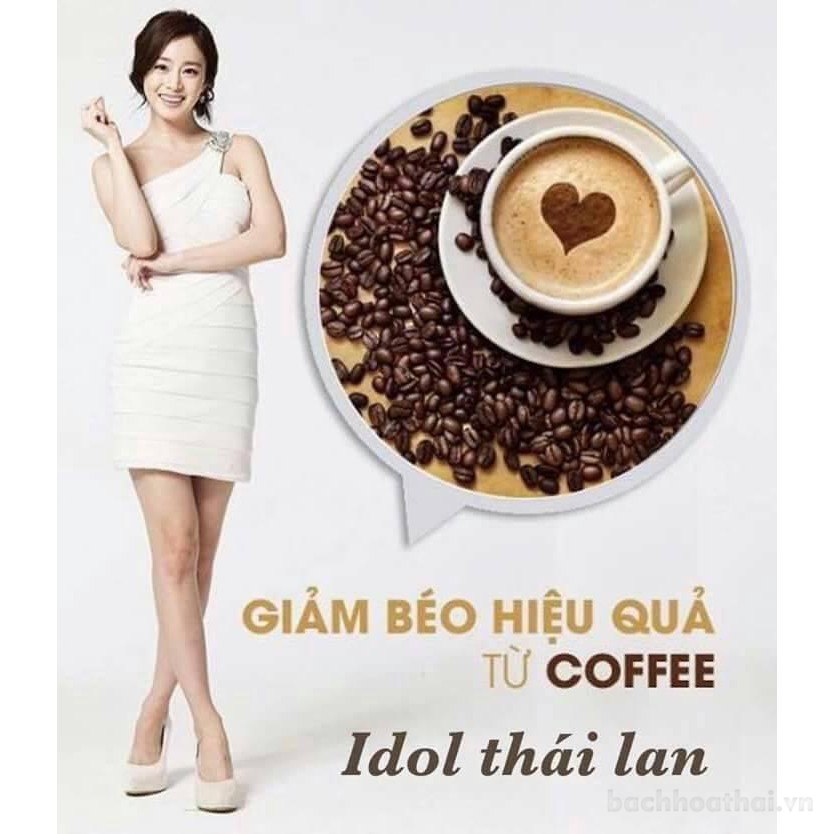 Cà phê giảm cân Idol Slim + Coffee X2 giảm mạnh Thái Lan