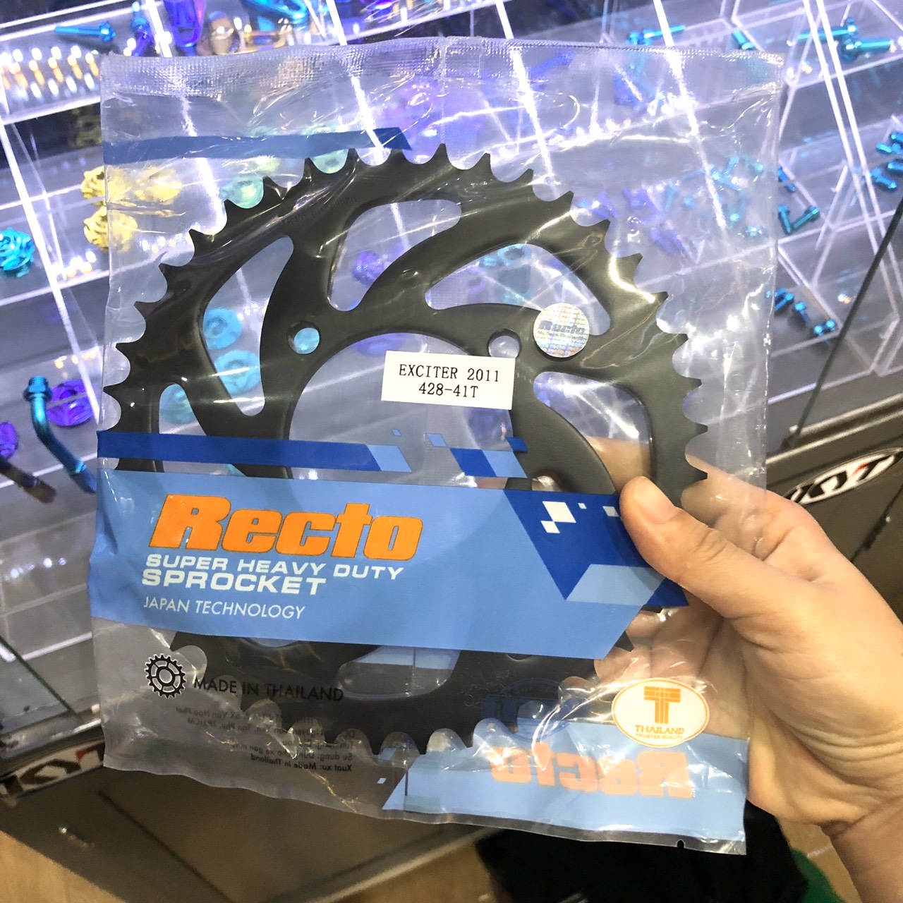Bộ Nhông Sên Dĩa ( Sên DID 9Li 124M và Nhông Dĩa Recto ) Exciter