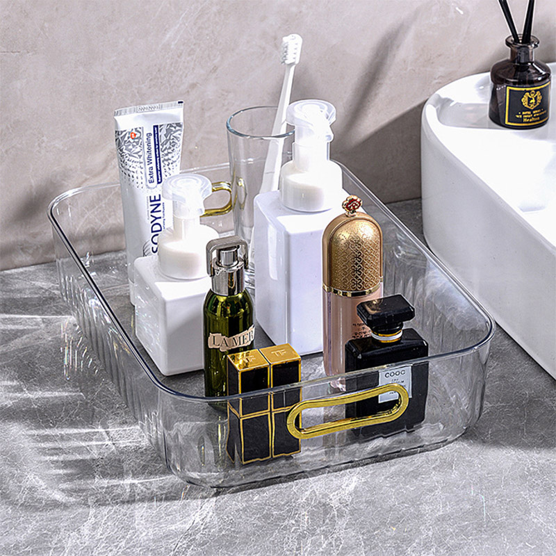 YONUO  hộp nhựa đựng đồ kệ đựng mỹ phẩm store box hộp nhựa trong suốt Pet Máy tính để bàn mỹ phẩm hộp lưu trữ Acrylic giỏ lưu trữ Snack lưu trữ Bàn hoàn thiện