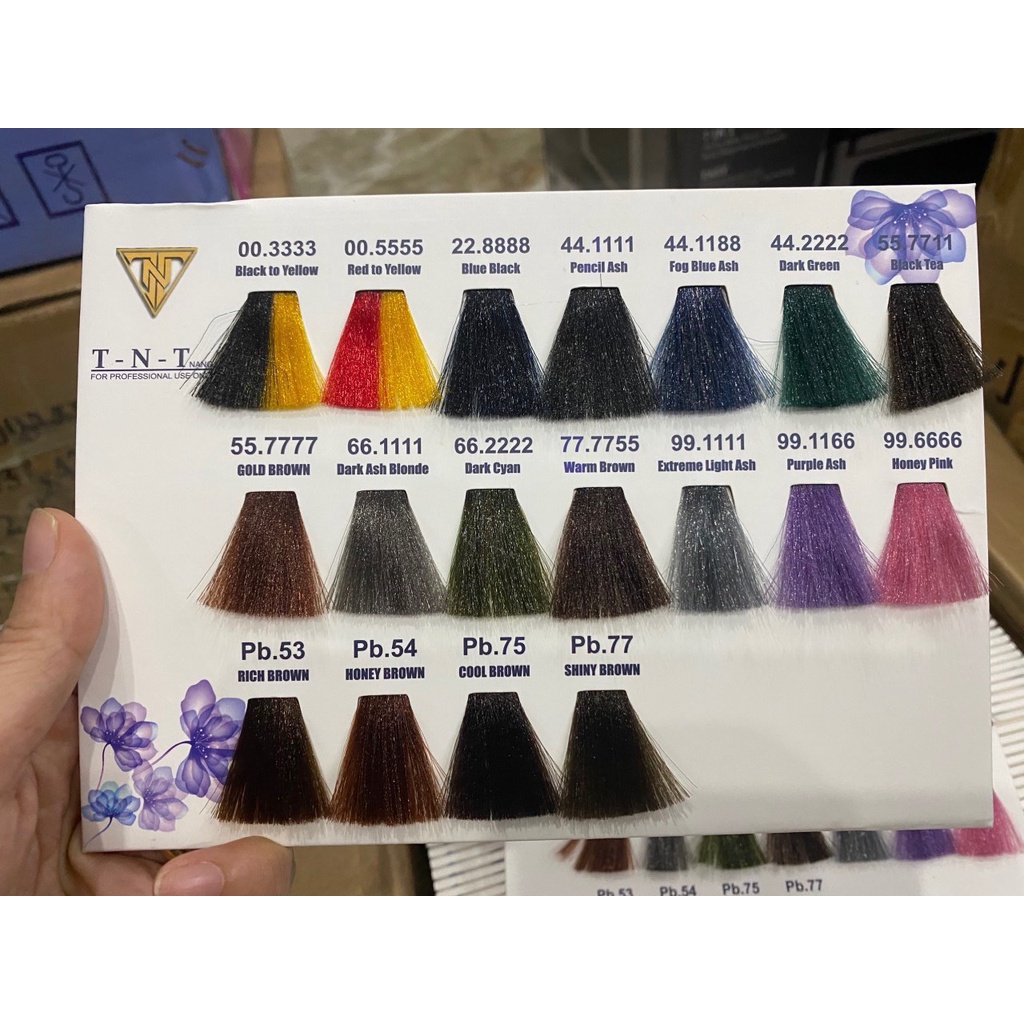 Kem Bóc Màu Nhuộm Đỏ Đen TNT 100ml