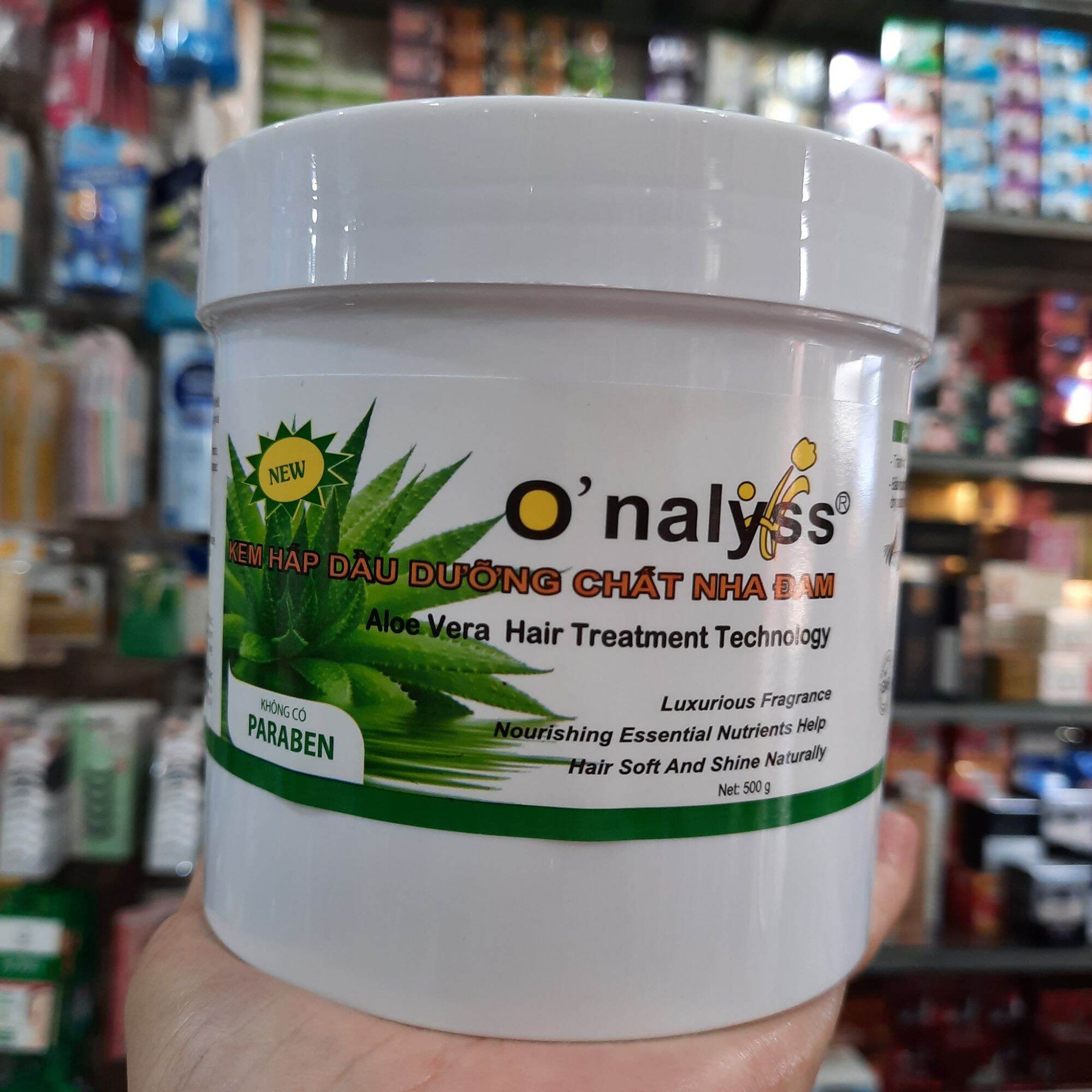 Kem Hấp Dầu O'nalyss Dưỡng Chất Nha Đam 500g