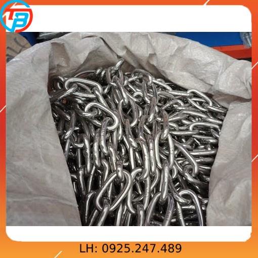 Dây xích INOX 304 phi 3 [ 3mm ] cáp thép giá sỉ.