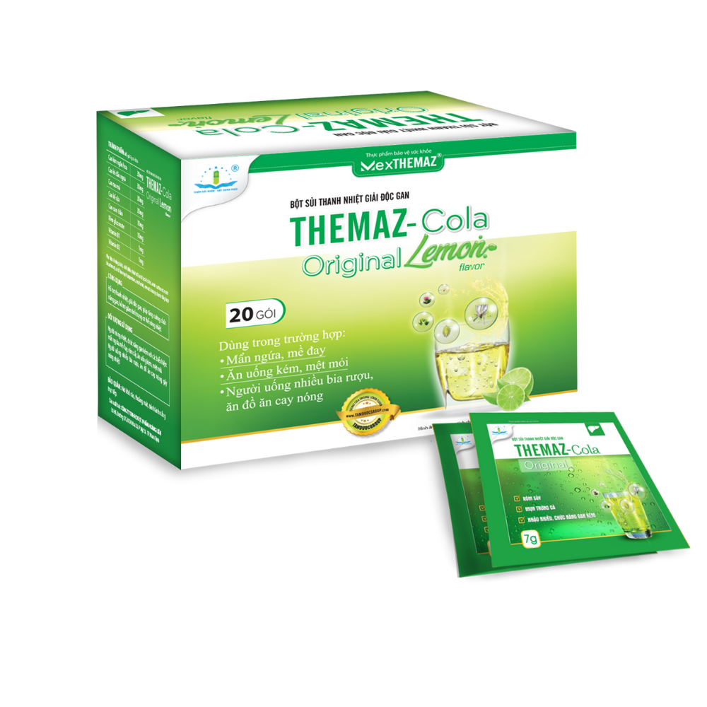 Bột sủi thanh nhiệt Themaz -Cola 20 gói