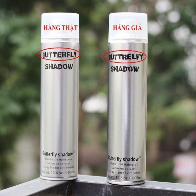 Gôm Xịt Tóc Butterfly Shadow Giữ Nếp Tạo Kiểu Tóc