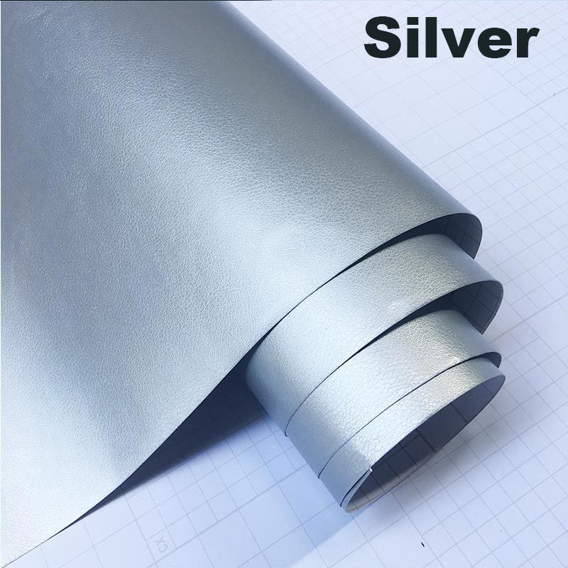 30*152CM Leather Grain Texture Vinyl Car Sticker Wrap Decal Car Body