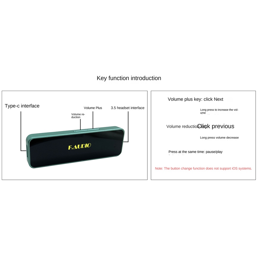F. âm thanh KS01 es9038q2m + xmos Xách Tay USB giải mã Bộ khuếch đại tai nghe es9063q với màn hình hiển thị OLED 32bit/768kHz dsd512