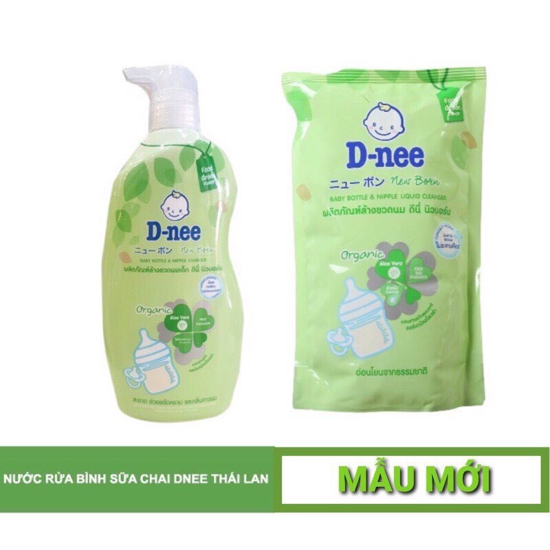 Nước rửa bình/ xúc bình sữa Dnee Thái Lan mẫu mới