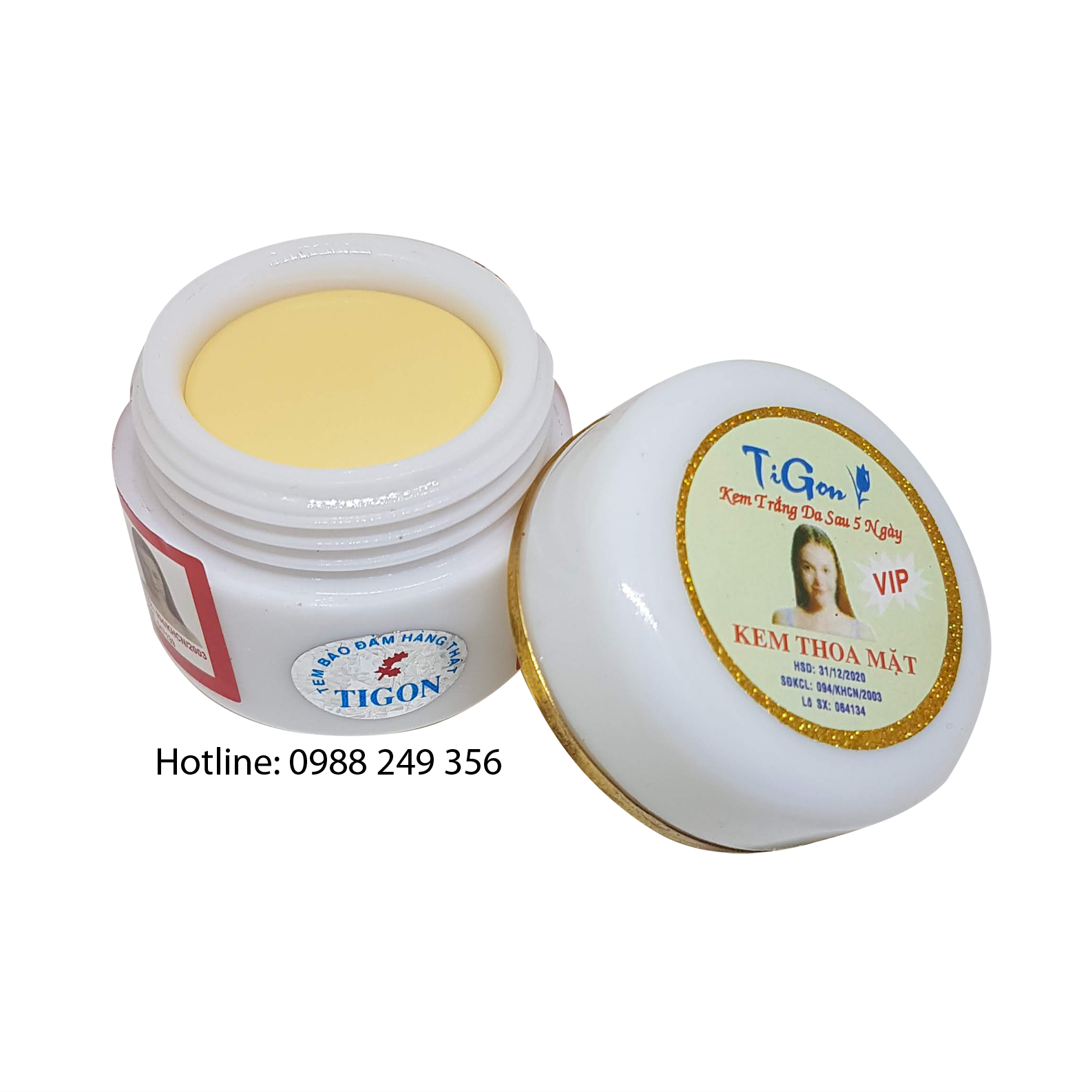 [HCM]KEM DƯỠNG TRẮNG DA TIGON 18G