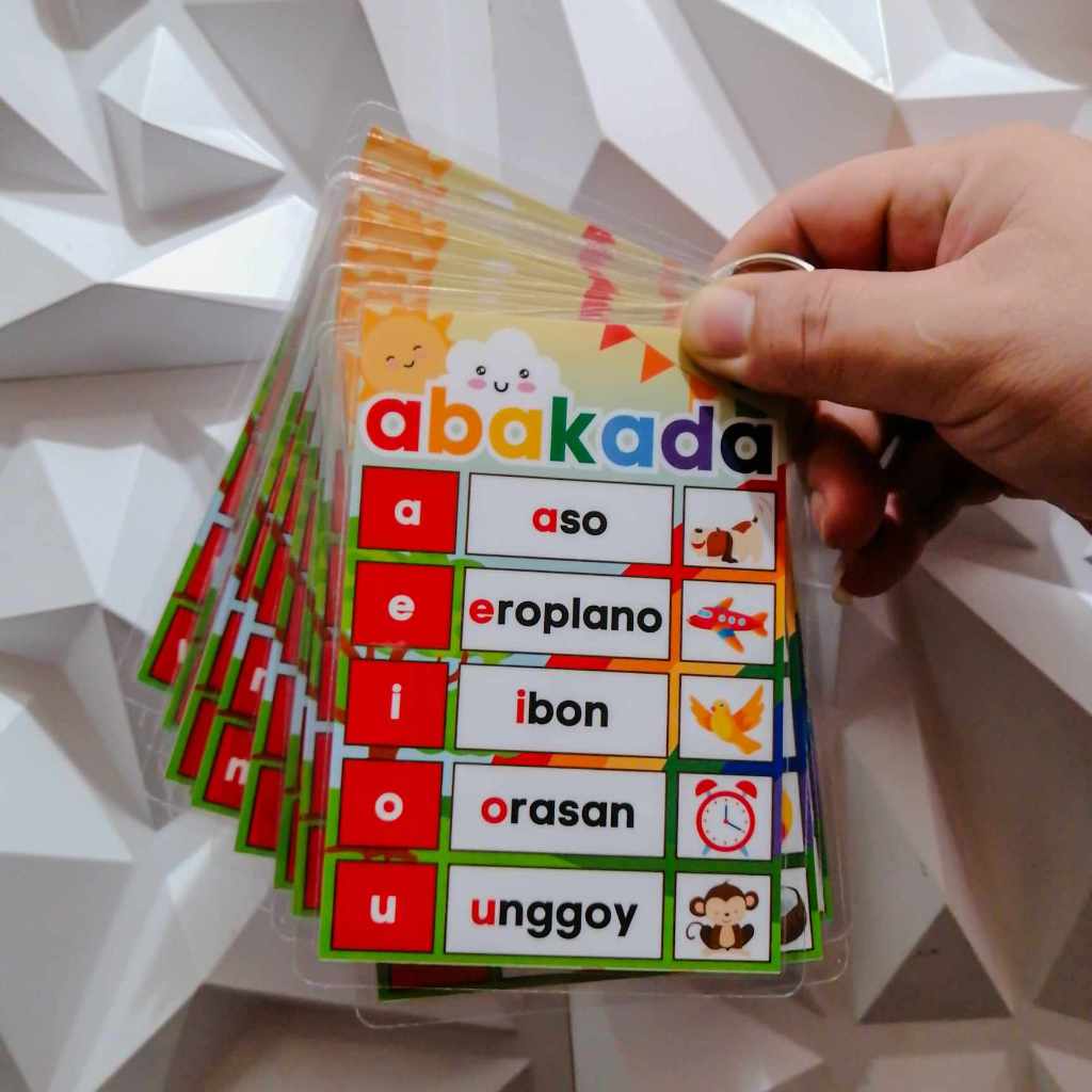 ABAKADA Flashcard Laminated Alpabetong Filipino Lazada PH