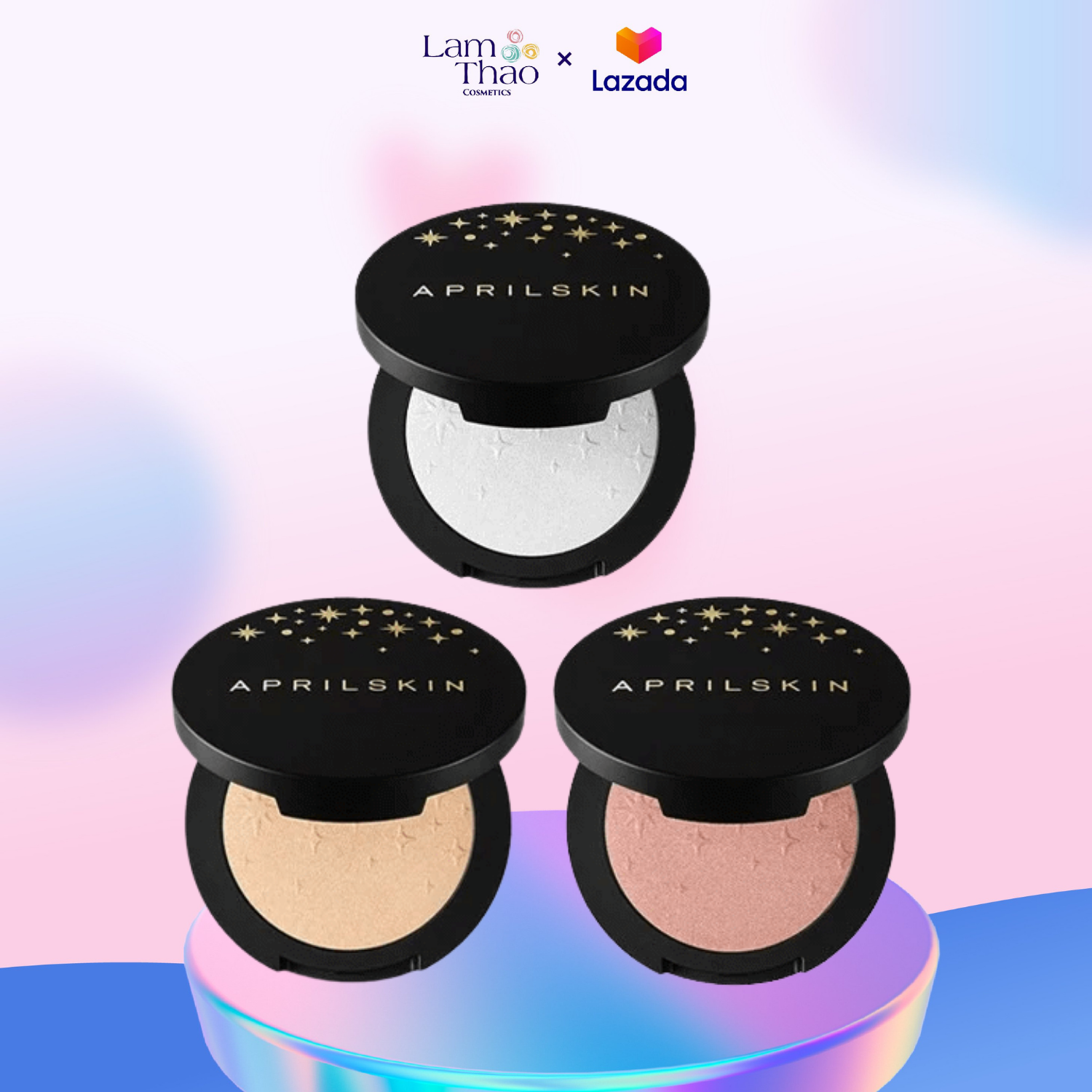 Phấn Phủ Bắt Sáng Aprilskin Perfect Magic Shine Highlighter 5g