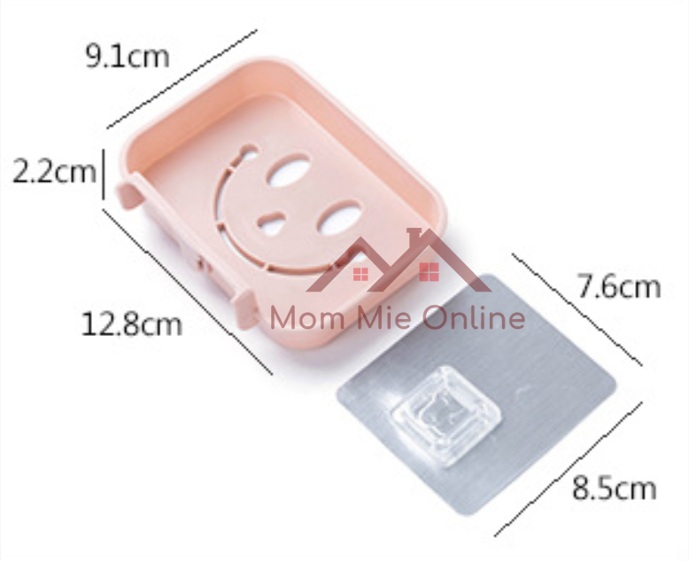 [HCM]Khay để xà bông dán tường hình mặt cười - J141