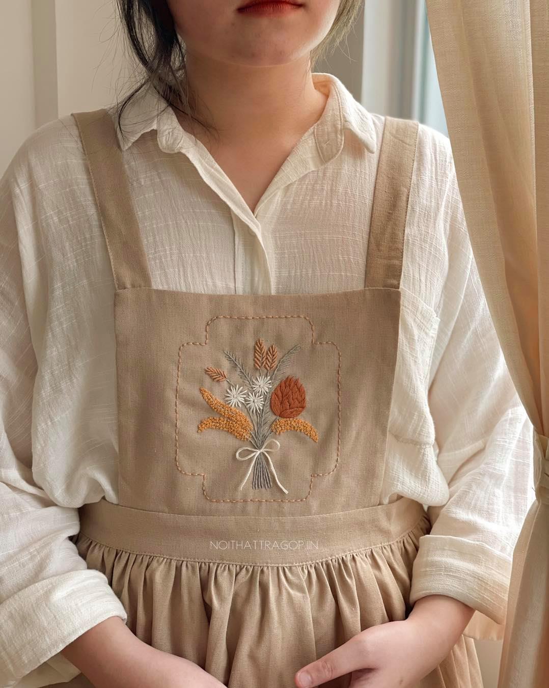 Tạp dề 03 linen vintage