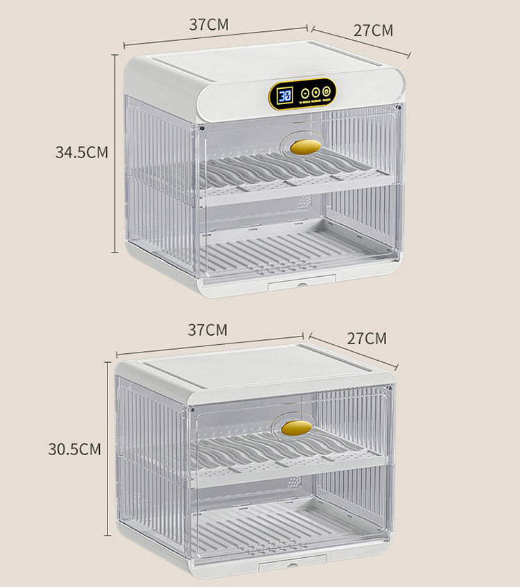Cup holders, household dustproof cup storage shelves, foldable tabletop tea cup shelves, tea set storage cabinets