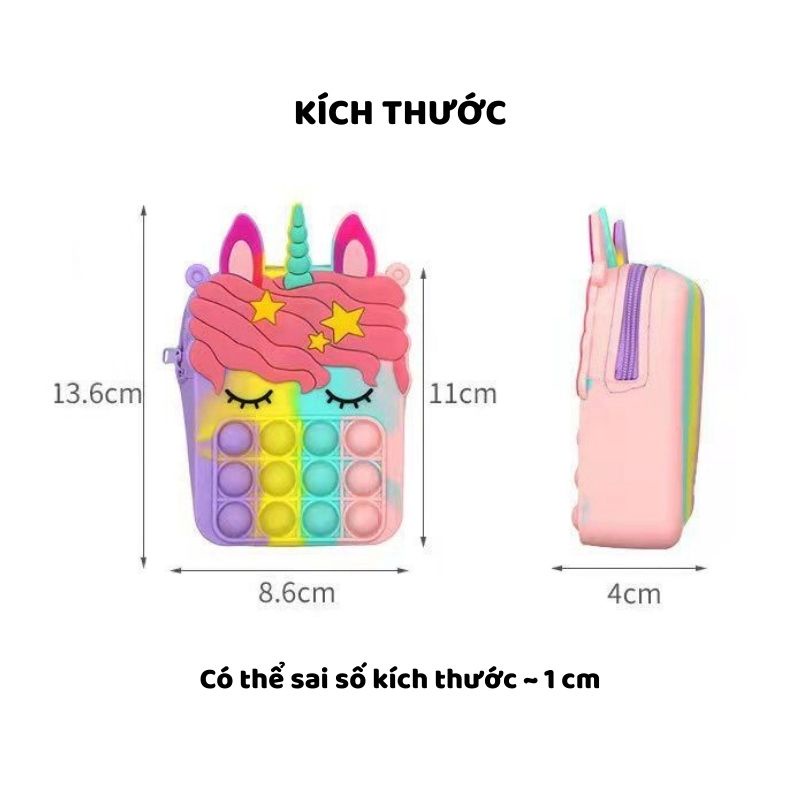 TÚI ĐEO POP IT MINI XINH XẮN CHO BÉ