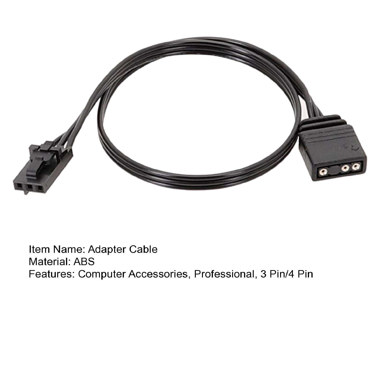 NEWMANA Argb Controller Adapter Cord Upgrade Your Pc with 25cm Argb Controller Adapter Cable for Stunning Rgb Effects Compatible with Ql Ll120 Icue Rgb Led Fans